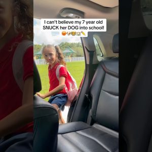 daughter snuck dog into school‼️😡should she be grounded⁉️ #dlafam