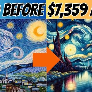 beginner creates custom gpt to make money with ai art (works fast!)