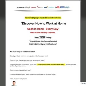 discover how to work at home cash in hand – every day home jobs directory