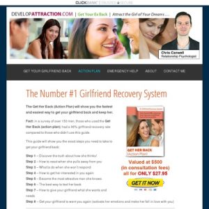 the get her back (action plan) get your girlfriend back today