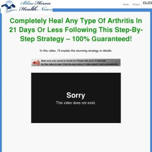 cure arthritis naturally blue heron health news