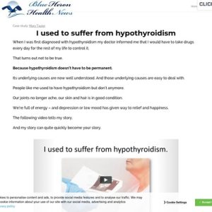 my hypothyroidism vsl cb | blue heron health news