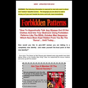 forbidden patterns the october man sequence and more!