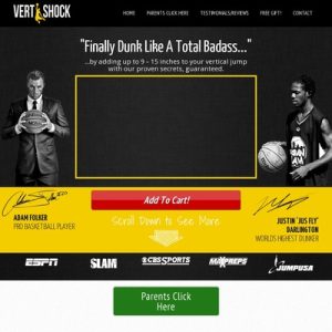 vert shock vertical jump training (recently updated + high cr)