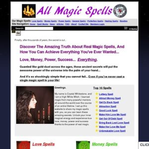 all magic spells (tm) : top converting magic spell ecommerce store