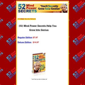 52 mind power secrets.