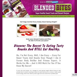 blended bites – healthy snacks & treats recipes