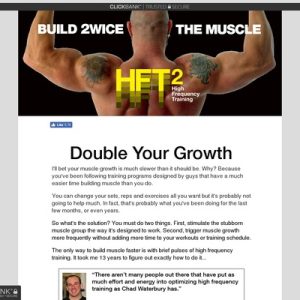 hft2 | build 2wice the muscle | chad waterbury