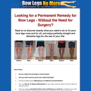 bow legs no more how to straighten your legs without surgery!