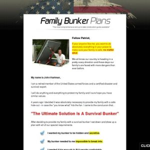 family bunker plans