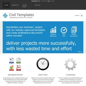 civil engineering templates project management document templates