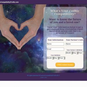 personalized cosmic compatibility profile 75% commissions