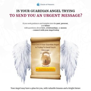 is your guardian angel trying to send you an urgent message?