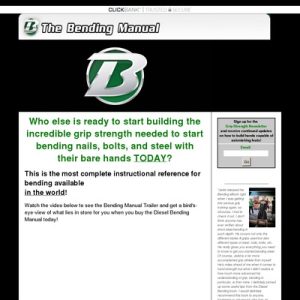 nail bending system how to build hand strength to bend nails, bolts, and steel