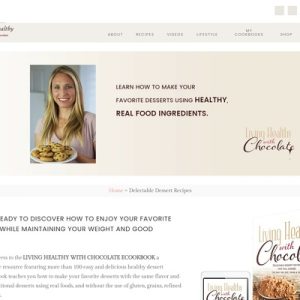 paleo desserts cookbook by living healthy with chocolate