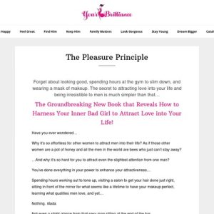 the pleasure principle how to unlock the power of pleasure and transform your life by amy waterman.