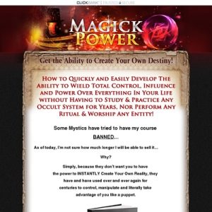 get the ultimate magick power...the ability to define your own destiny!