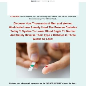 "reverse diabetes today" your diabetes cure official website