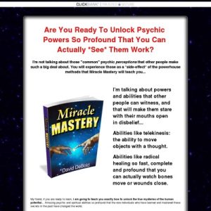 miracle mastery extreme, *physical* psychic abilities