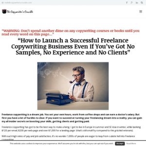 how to become a copywriter with no experience and earn $1k per month