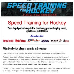 speed training for hockey