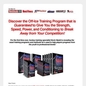 ultimate hockey transformation | year round off ice training programs to help you transform your game, development, and career!