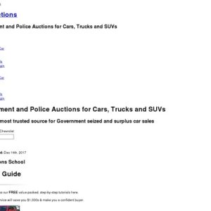 gov auctions.org #1 government & seized auto auctions. cars 95% off!