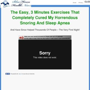 stop snoring exercise program cb vsl | blue heron health news