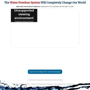 water freedom system