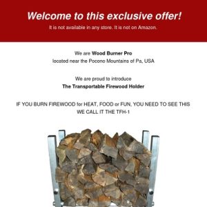 transportable firewood holder/affiliate wood burner pro