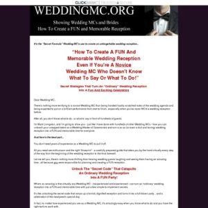 how to be a fun wedding mc