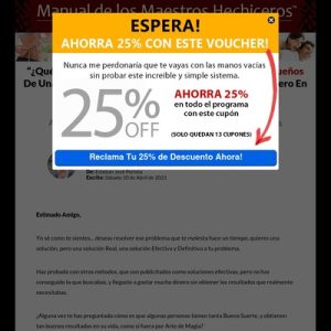 manual de los maestros hechiceros. excelentes ventas. 75% comisión